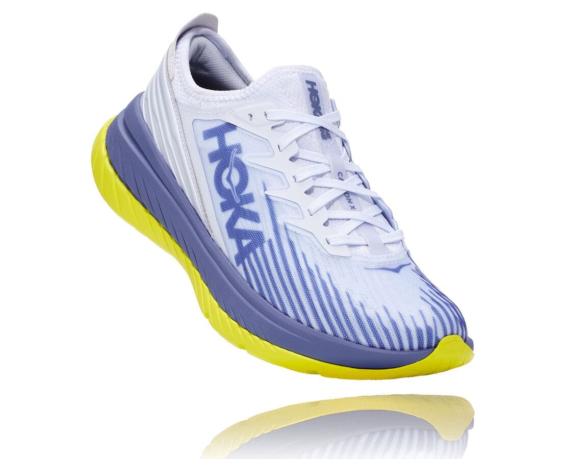 Hoka One One All Gender Carbon X-Spe Női Közúti Futócipők Fehér / Kék [QGUOZ-9546]